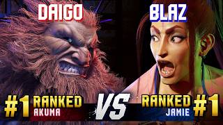 SF6 ▰ DAIGO (#1 Ranked Akuma) vs BLAZ (#1 Ranked Jamie) ▰ High Level Gameplay