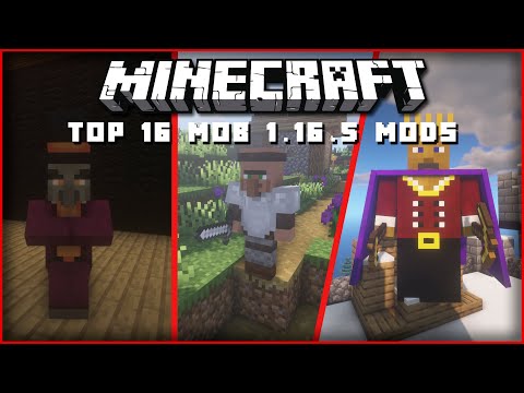 Top 16 Minecraft 1.16.5 Mods that Add Mobs, Creatures & Animals! [FORGE]