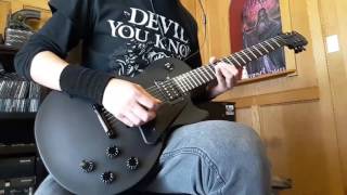 Black Veil Brides - Goodbye Agony. guitar cover (with solo) HD
