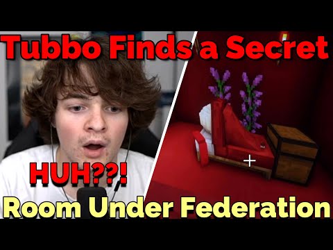 Jetmoh - Tubbo finds a Secret Room Under the federation on QSMP Minecraft