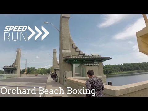 RUNNING TO ORCHARD BEACH & BOXING