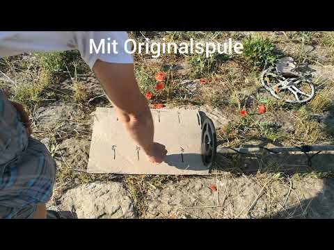 Teknetics Eurotek Pro LTE Tiefentest  NEL Tornado Spule Metalldetektor deutsch