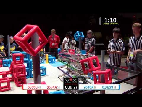 2015 VRC-MS Spir Q27 -  (8066C 7846A) 72-Spirit Div-VRC Middle School-VEX Worlds 2015