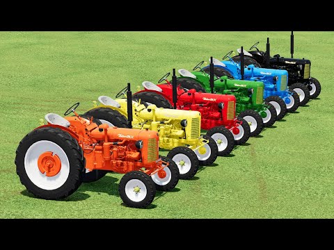 TRANSPORTING & SPREADING LIME with MINI 25K ZETOR TRACTORS & COLORED SPREADERS! Farming Simulator 22