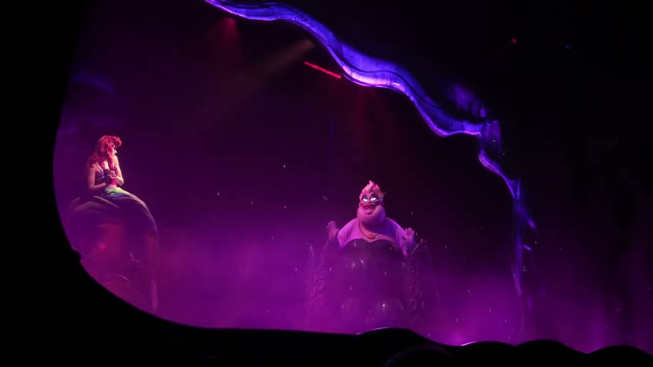 4K The Little mermaid A musical Adventure Disney's Hollywood Studios 2025