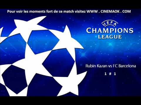 rubin kazan vs fc barcelone  1-1   29/09-2010  champions league 2010-2011
