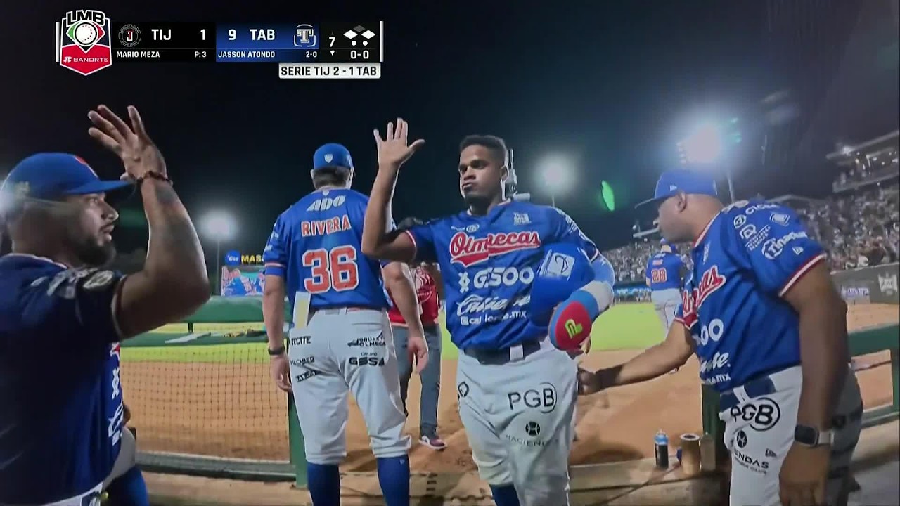 CARRERA DE Domingo Leyba | Toros de Tijuana 1–9 Olmecas de Tabasco | Liga Mexicana de Beisbol