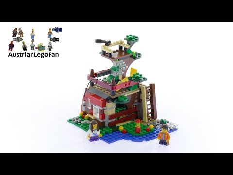 Vidéo LEGO Creator 31053 : Les aventures dans la cabane dans l'arbre