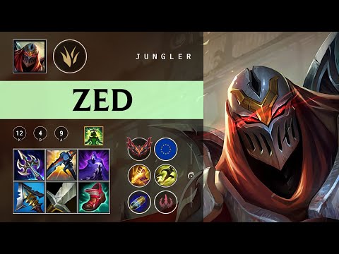 Zed Jungle vs Hecarim - EUW Grandmaster Patch 26.02
