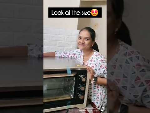 My First OTG 😍 |4 Years Baking Journey🙂 |Morphy Richards 60 ltr#trending #ytshorts #shortsfeed #otg