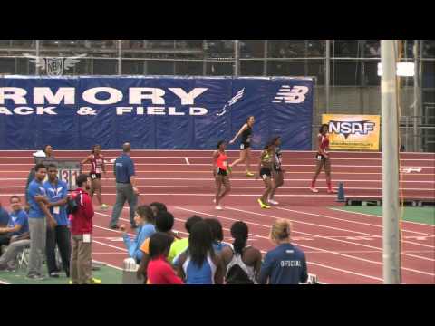 Girls 60m EE Heat 5 - New Balance Nationals Indoor 2013