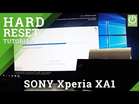 Bypass Screen Lock SONY Xperia XA1 - Hard Reset / Master Reset