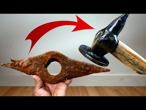 140 Years Underground! Rusty HATCHET Multi Tool Restoration - Customization & Restoration