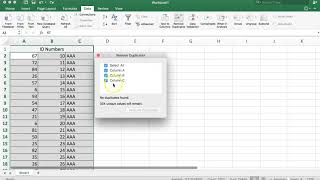 How to remove duplicates with multiple columns in Excel 2018