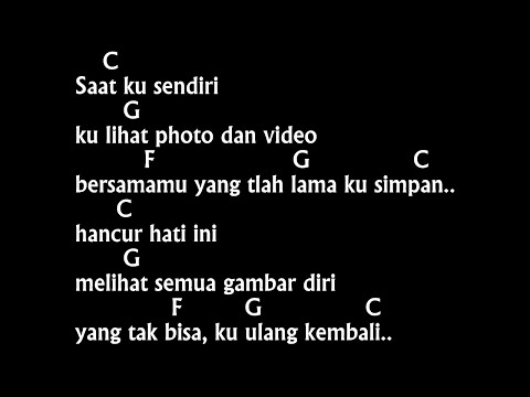 Chord & Lirik Hanya Rindu - Andmesh Kamaleng | Kunci Gitar dasar Mudah Pemula