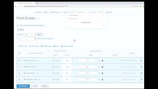Transferring Your Final Calculated Grades To The Adjusted Column in Brightspace.