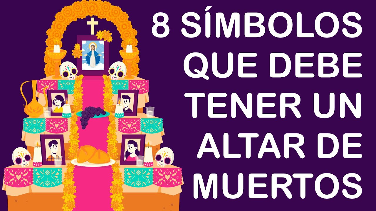 8 SÍMBOLOS QUE DEBE TENER UN ALTAR DE MUERTOS-ENTRE VÍRGENES Y SANTOS