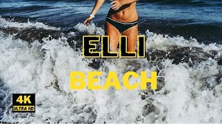 The famous Elli Beach in Rhodes | Sunset Beach Walk | New 2022
