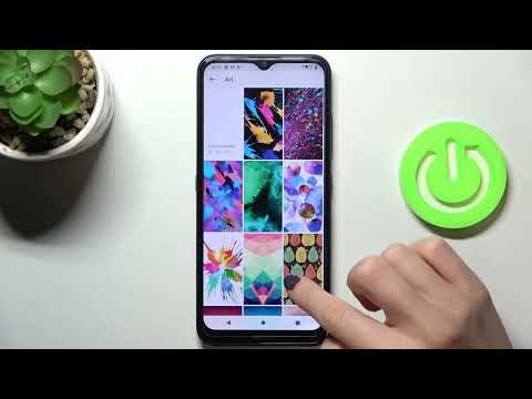 How to Change Wallpaper on NOKIA 1.4 - Set Up Wallpaper
