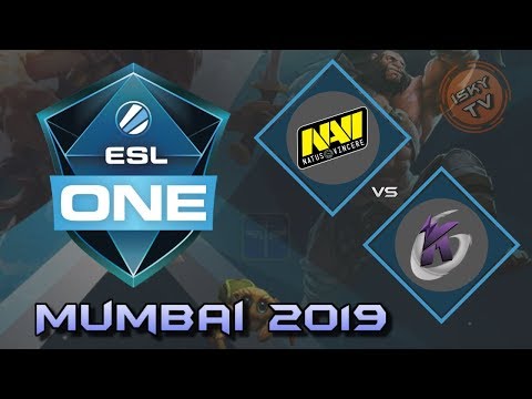 Navi vs Keen Gaming / Bo3 / Playoffs /  ESL One Mumbai 2019 / Dota 2 Live