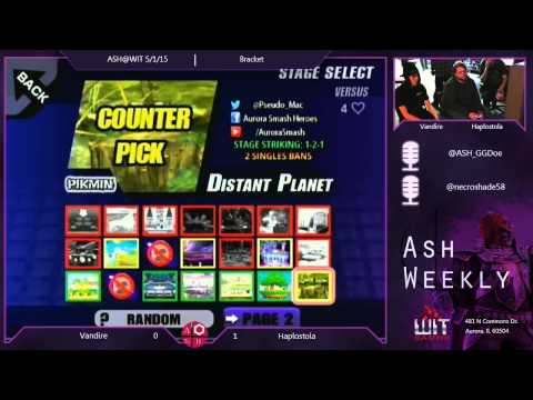 PM Bracket ASH@WIT 5/1/15 - Vandire (Bowser, Roy) vs Haplostola (Falcon)