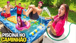 FIZEMOS UMA PISCINA EM UM CAMINHÃO *Sobrevivemos ?