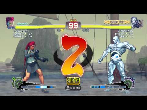 t alloy body (Viper) vs POONGKO (Seth) - Replay Match X360 - OTF SF4AE - PERFECT