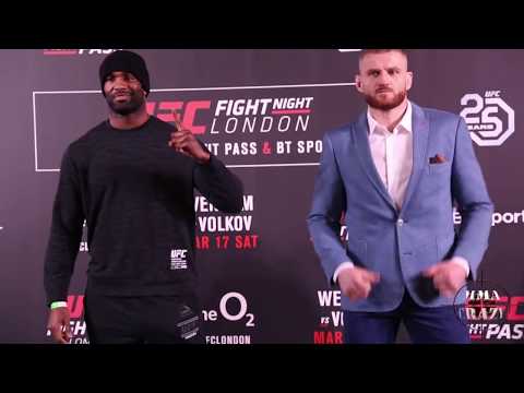 UFC Fight Night London Media Day Face off Highlights