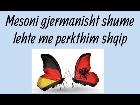 albanisch deutsch lernen shqip gjermanisht per fillestar me shkrim e perkthim e me ze A1 A2 B1 B2
