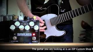 Video thumbnail for Weehbo Effekte: MORBID DRIVE High Gain Distortion (ESP-T7 to HIWATT SA212) by Brett Kingman