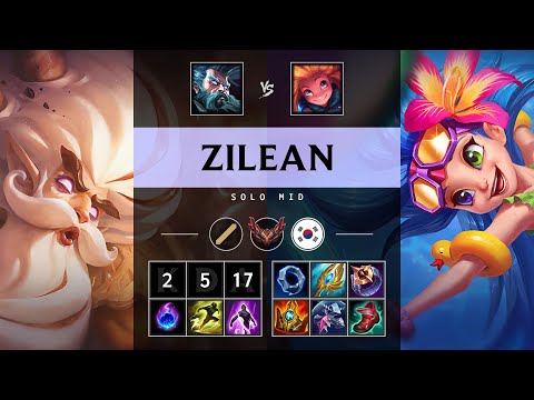 Zilean Mid vs Zoe - KR Grandmaster Patch 25.21