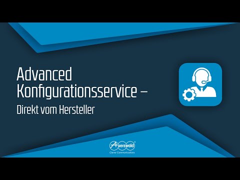 Advanced Konfigurationsservice direkt vom Hersteller