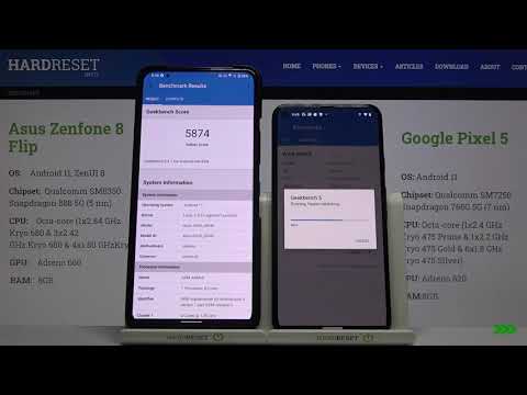 ASUS ZenFone 8 Flip vs GOOGLE Pixel 5 - Geekbench 5 Vulkan GPU