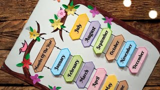 Months Of The Year Chart | Months Of The Year Project | Primary School TLM #monthsname