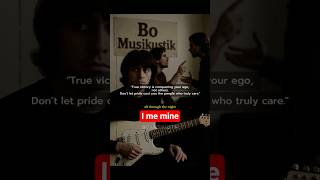 Their egos got louder… So I chose silence.” – I Me Mine #shorts #musicinspiration #beatles