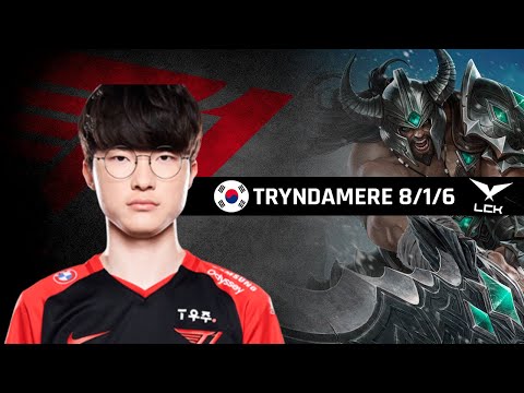 Highlights T1 Faker with Tryndamere - LCK Spring 2022