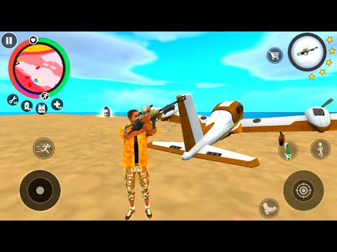 Vegas crime simulator | Find a new update airplane on Vegas crime | Android gameplay