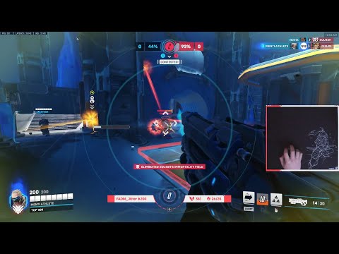 18K DMG! GALE SHOWS HIS INSANE TRACKING SOLDIER 76 - OVERWATCH 2 SEASON 6 TOP 500