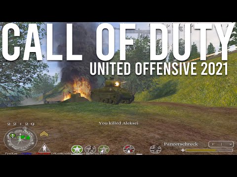 Call of Duty: United Offensive Multiplayer In 2021 ►20 Players | 4K