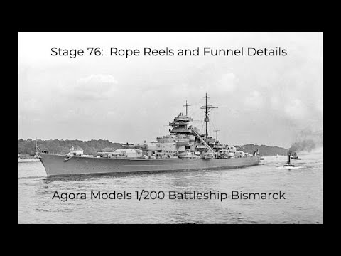 Agora Models 1/200 Battleship Bismarck Pack 7 Stage 76