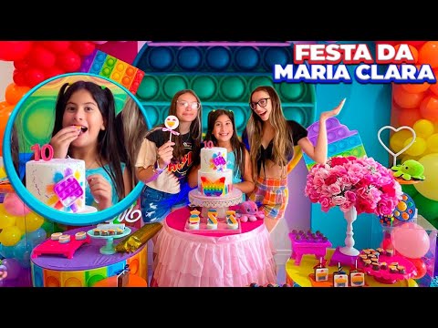 WE WENT TO MARIA CLARA'S POP IT BIRTHDAY PARTY - POP IT PARTY! THERE WERE LOTS OF FIDGET TOYS!