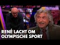 René lacht om Olympische sport: 'Wat is dit nou?!' | VI VANDAAG