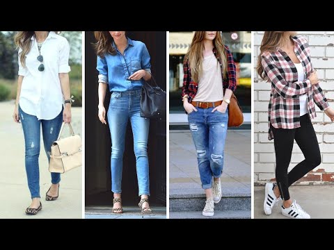 Latest jeans fashion 2022 for girl | Jeans everyday outfit ideas 2022 |