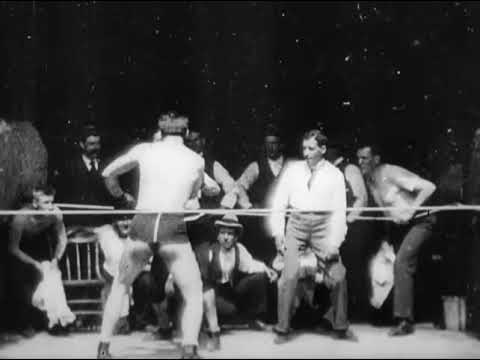 Corbett and Courtney Before the Kinetograph (1894)