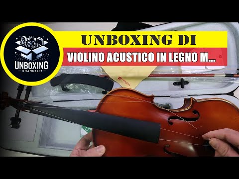 Violino Acustico in Legno Massello per Principianti Adulti Full Size Concerto