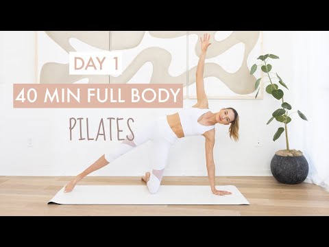 40 MIN Toned Full Body Pilates Workout | Day 1 Challenge | No Equipment thumnail