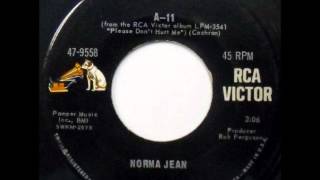 Norma Jean - A11 on Mono 1968 RCA Victor 45 rpm record.