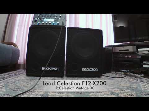 Comparison between Celestion Vintage 30 and Celestion F12-X200