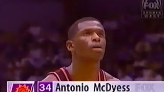 [高光] Antonio McDyess 37pts 12rebs 97-98