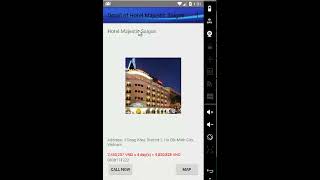 Android Application with Google Maps Direction API - Hotel Scanner